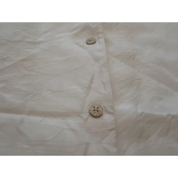 Tommy Bahama Shirt High Class Hotel 100% Silk Rayon Camp Shirt Men's XL Cream - Picture 4 of 7